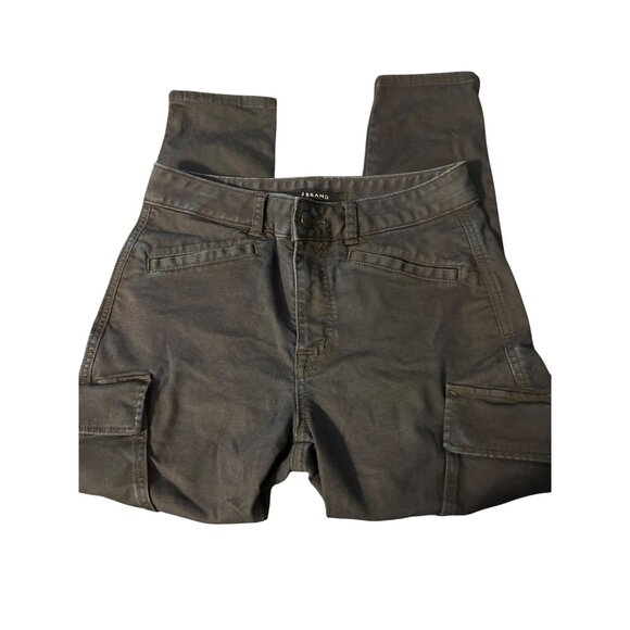 J Brand Mid Rise Skinny Jeans Dark Blue Denim Ankle Zippers Size 24 - Picture 4 of 7